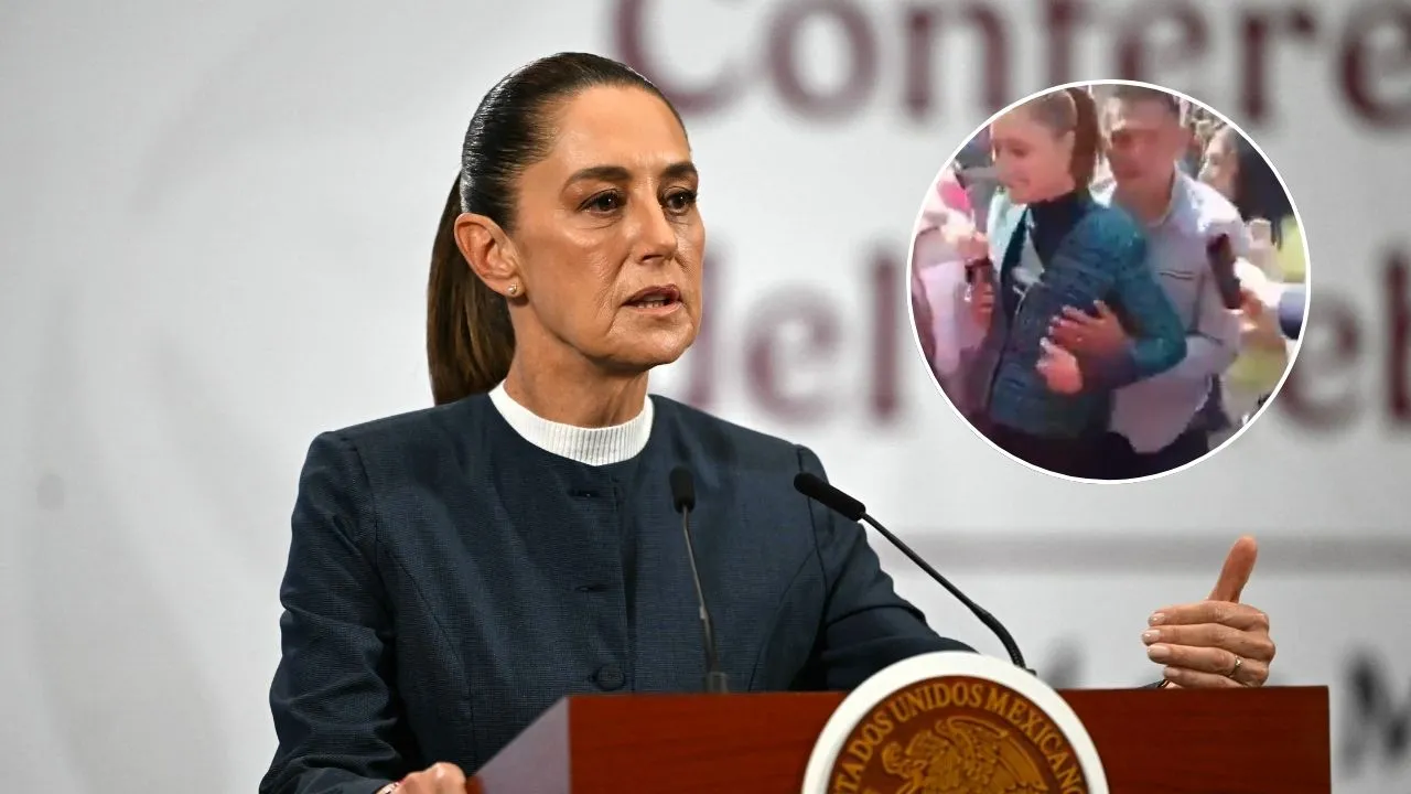 Un hombre intentó besar y tocar a Claudia Sheinbaum en pleno centro de la capital mexicana Un hombre intentó besar y tocar a Claudia Sheinbaum en pleno centro de la capital mexicana