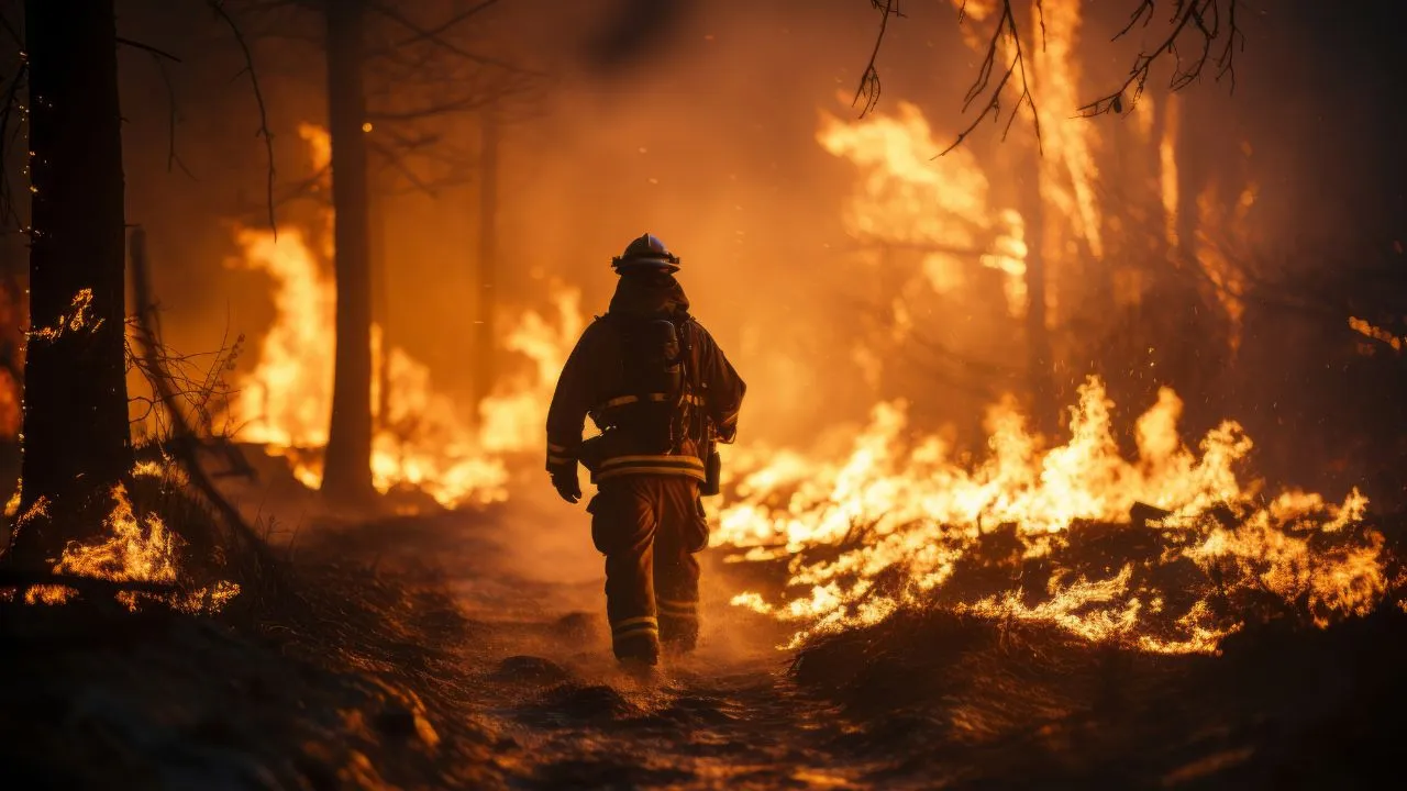 Esfuerzos de los bomberos por acabar con los incendios en España Imagen principal