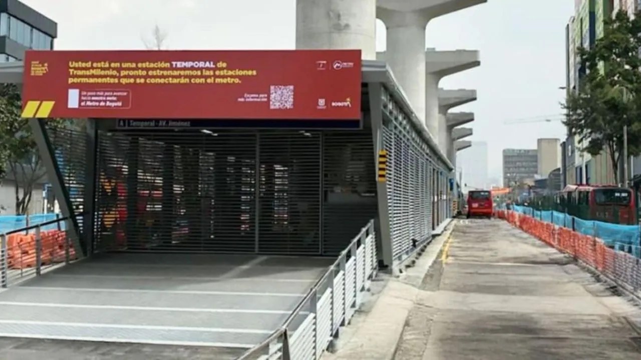 Estación Transmilenio ¿Qué pasará finalmente con la estación Av. Jiménez? TransMilenio anuncia nueva medida