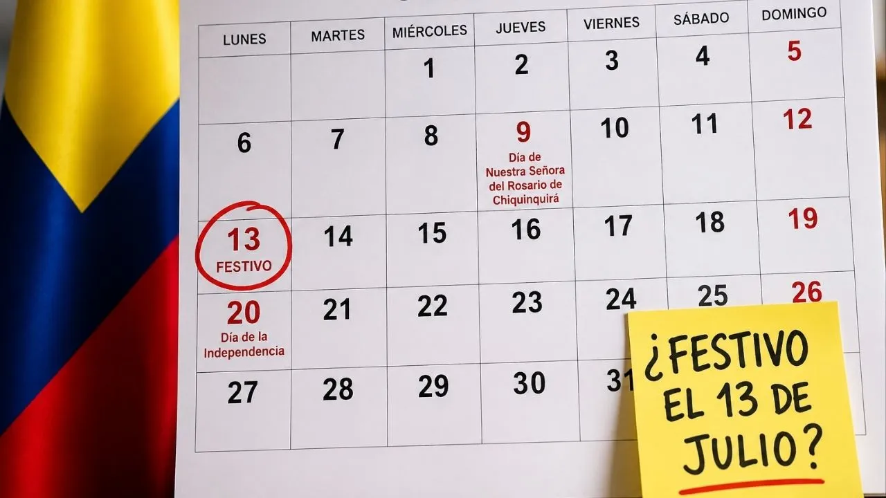 Festivo del 13 de julio en Colombia 2026 Planes económicos para aprovechar el nuevo festivo del 13 de julio, sin afectar el bolsillo