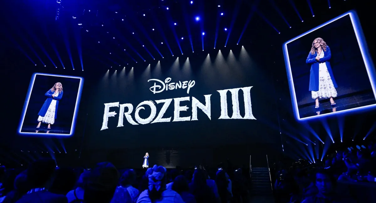 'Frozen 3' mostró la boda de Anna y Kristoff en el D23 de Anaheim, California. 'Frozen 3': Disney mostró la boda de Anna y Kristoff y confirmó estreno el 24 de noviembre de 2027