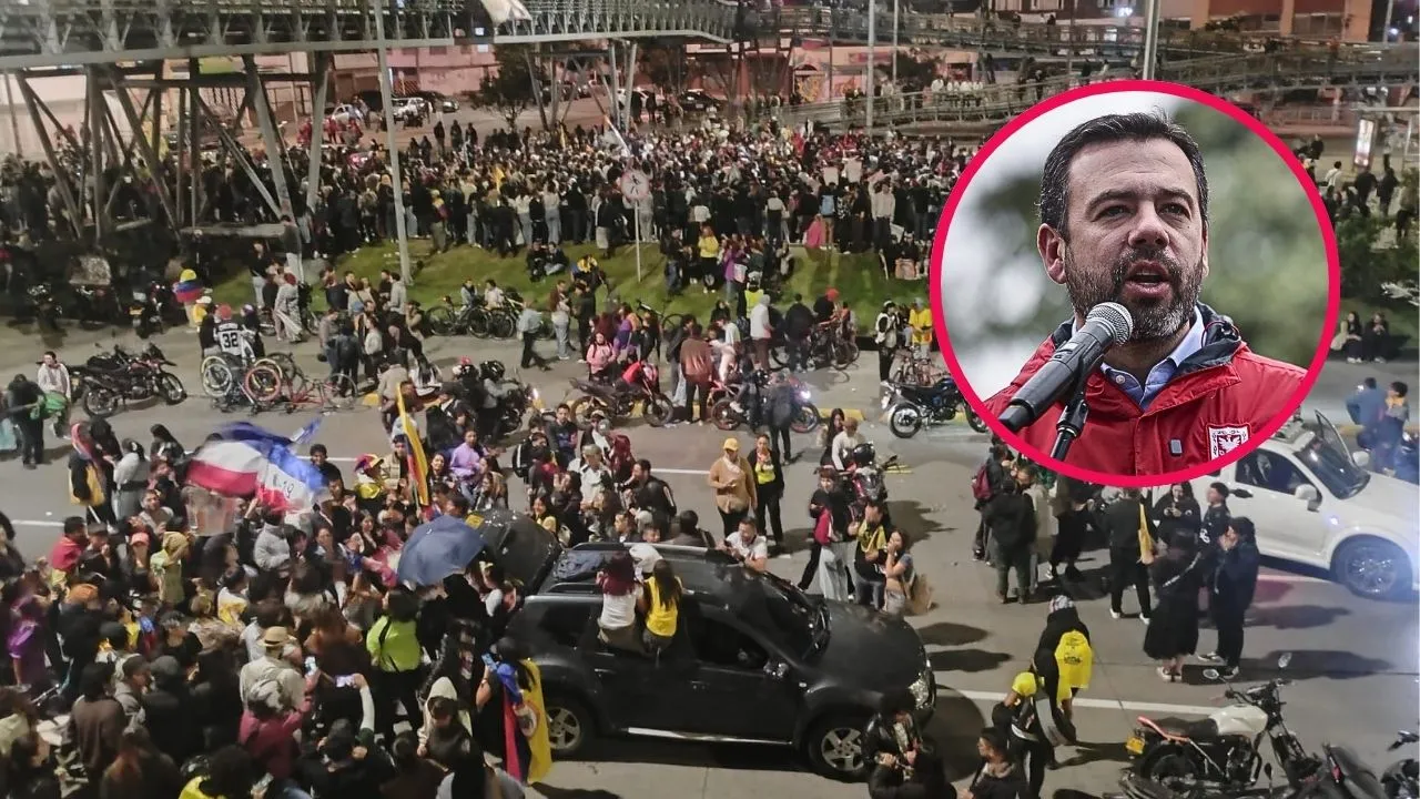 Galán balance protestas ¿Fuerza pública se mantendrá desplegada en Bogotá? Esto dijo Galán tras los disturbios de anoche