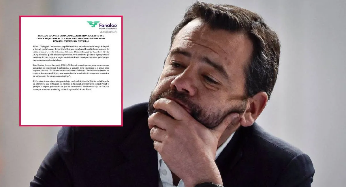 Galán Fenalco ¿Retirará Galán su reforma tributaria para Bogotá? Fenalco y concejales presionan
