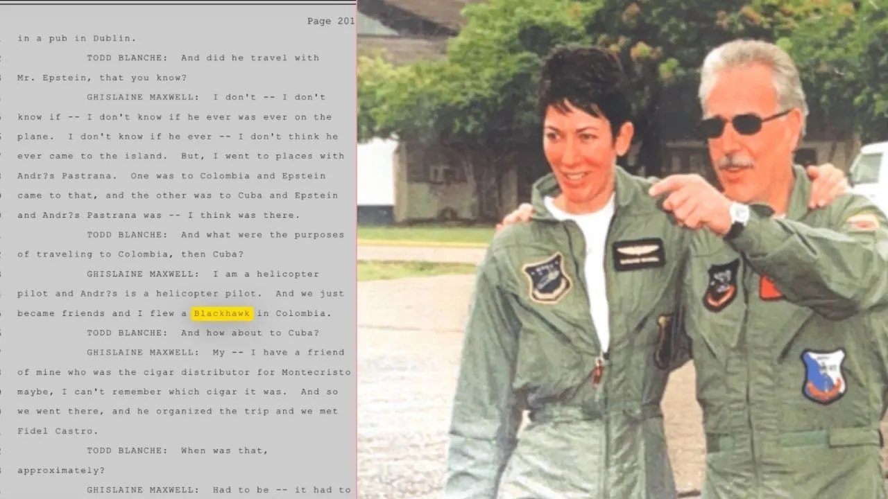 Primera aparición de Andrés Pastrana en los archivos de Epstein