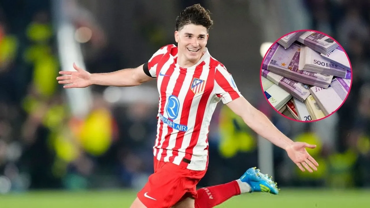 Golazo de Julián Álvarez en UEFA Champions League Salario de Julián Álvarez en Atlético de Madrid: cuánto gana en euros y pesos colombianos