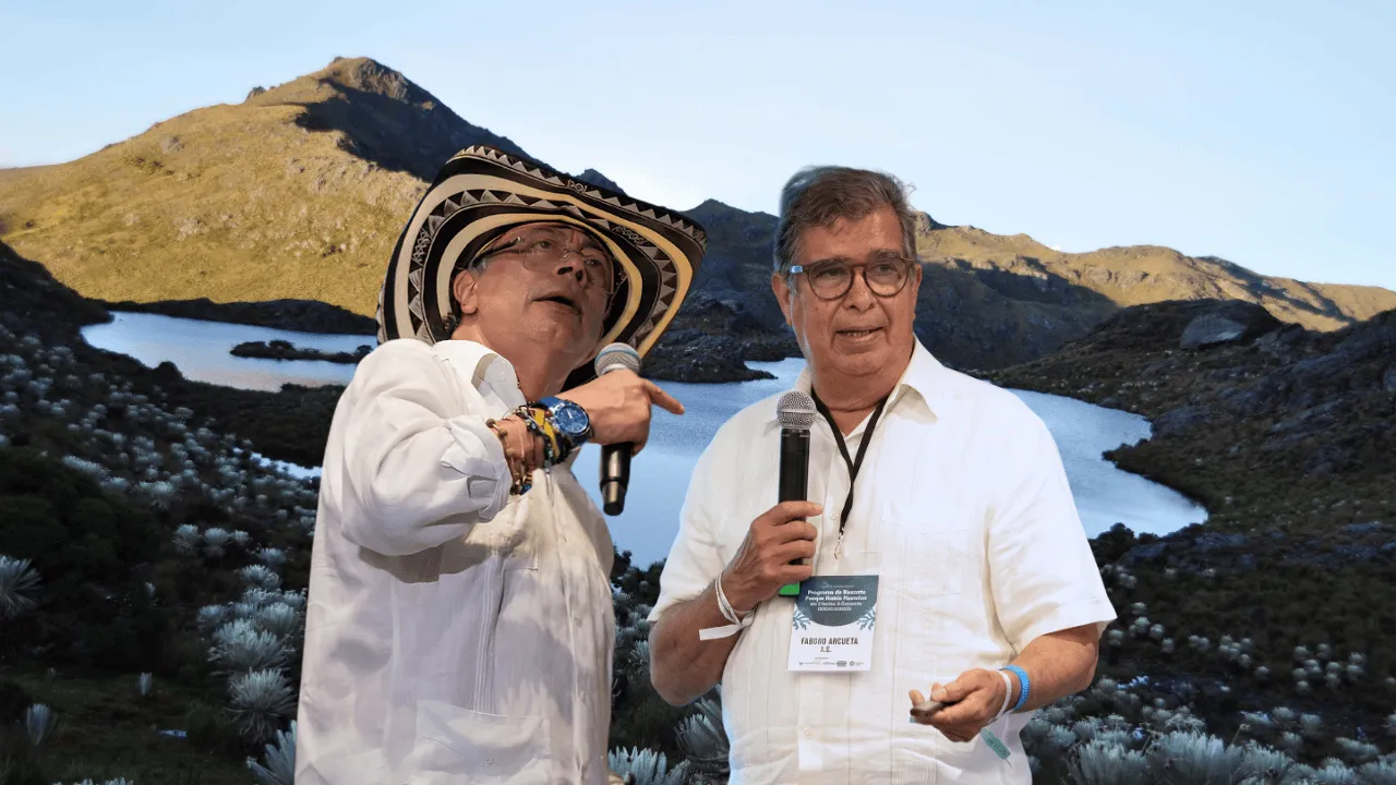 Gustavo Petro respondió al ministro de Ambiente designado por el páramo de Santurbán. Petro responde al ministro de Ambiente de De la Espriella por Santurbán: esto dijo