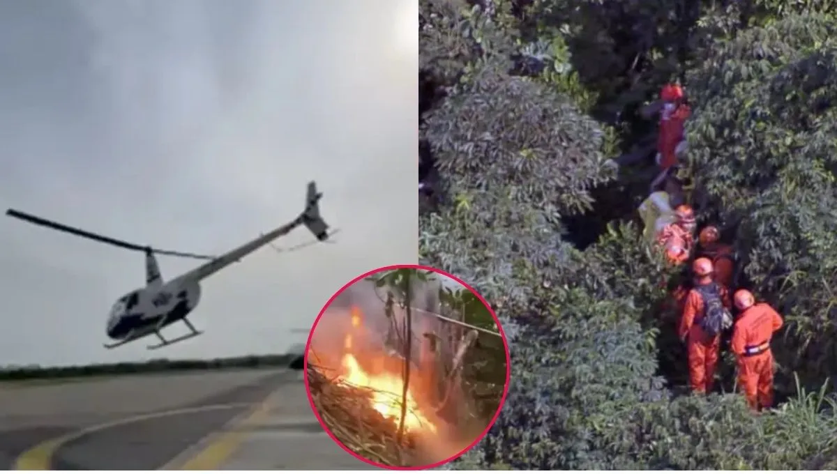 Helicóptero se accidentó en una zona boscosa de Río de Janeiro. ¿Quiénes eran las tres colombianas que murieron en accidente de helicóptero en Río?