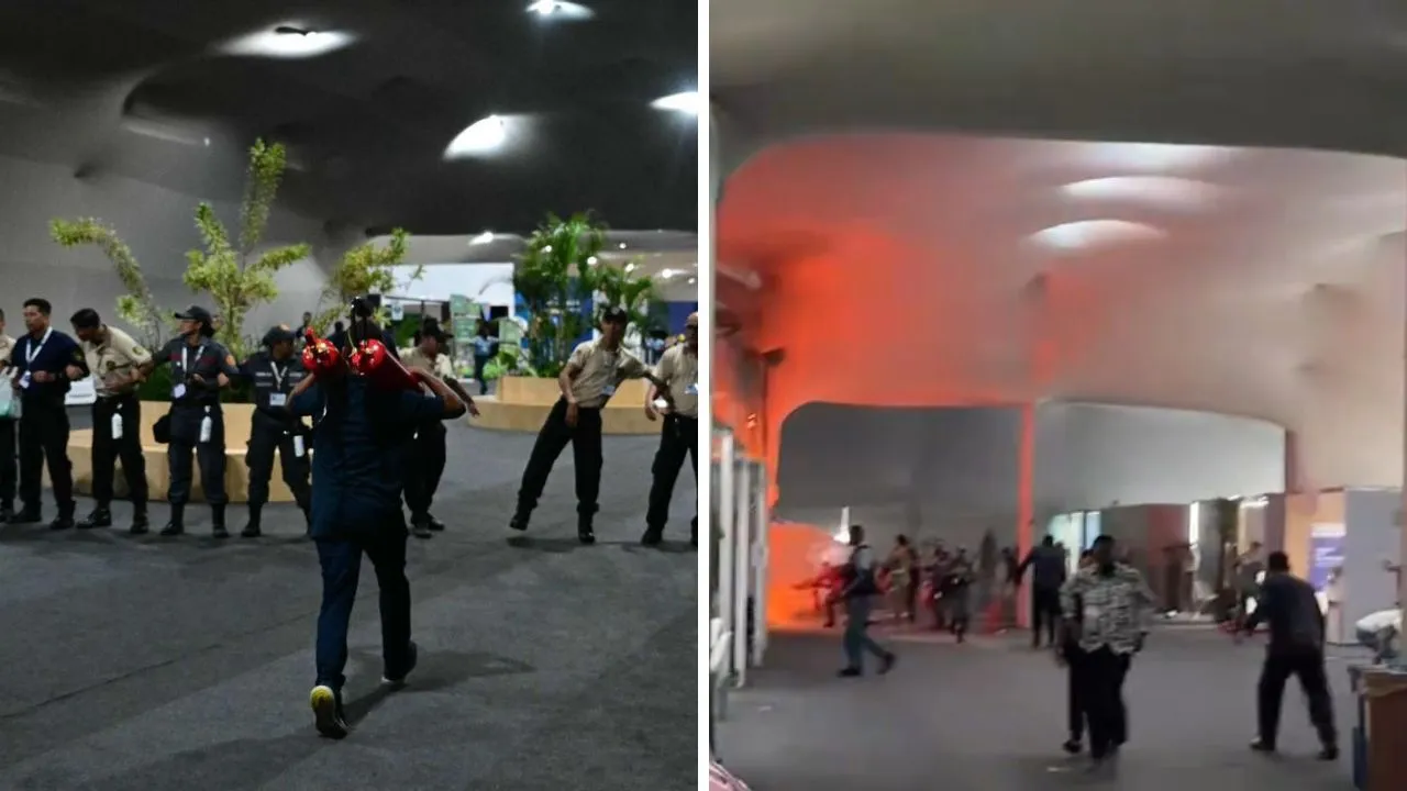 Emergencia en la COP30: un incendio provoca evacuación en Belém