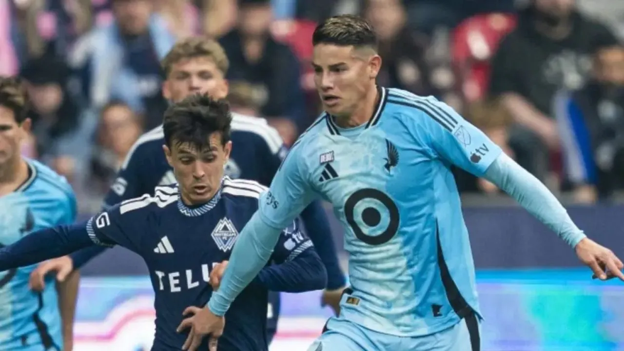 James Rodríguez En Minnesota ya saben que el historial de James es “grave” y, mínimo, no juega este sábado