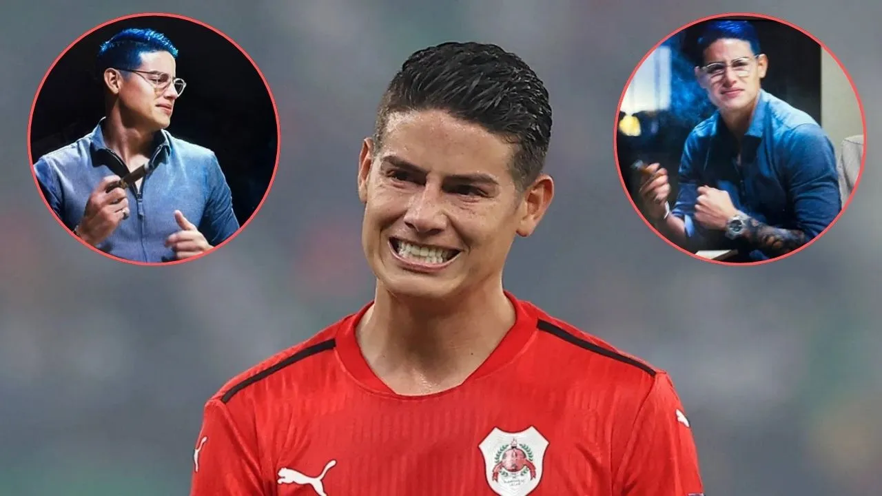 James Rodríguez Con el pelo azul y fumando tabaco, el grito desolador de James en Al-Rayyan: “No quiero estar aquí”