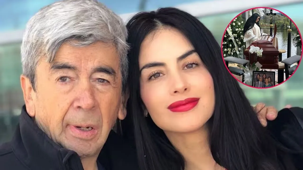 Jessica Cediel informó sobre la muerte de su padre, Alfonso Cediel. ¿Son apropiadas las fotos de Jessica Cediel en el funeral de su padre? Debate en redes