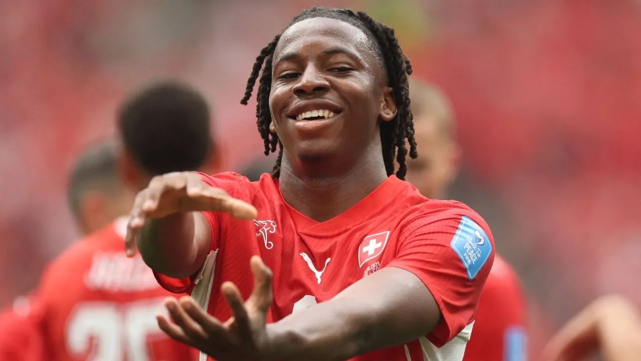 Johan Manzambi, la figura de Suiza en el Mundial 2026, no jugará contra Colombia. Johan Manzambi, la estrella de Suiza no jugará contra la Selección Colombia: ¿Qué le pasó?