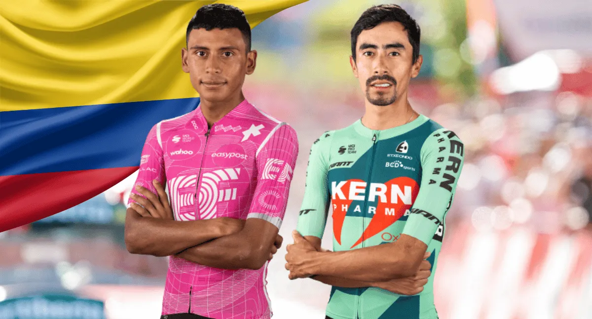 Juan Felipe Rodriguez Contreras y Ivan Sosa en la etapa 7 de la Vuelta 2026. Juan Felipe Rodríguez e Iván Sosa brillaron para Colombia en la Vuelta a España