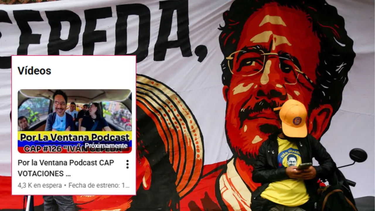 La entrevista que publicaron durante el jueves desapareció, pero se volverá a publicar. ¿Qué pasó con la transmisión de 'Por la Ventana' durante streaming con Iván Cepeda?