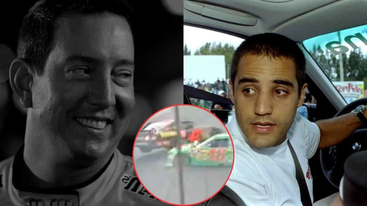 La muerte de Kyle Busch rememora amargo episodio con Juan Pablo Montoya en Nascar. El día que Juan Pablo Montoya "le sacó el pase de colombiano" a Kyle Busch en la Nascar
