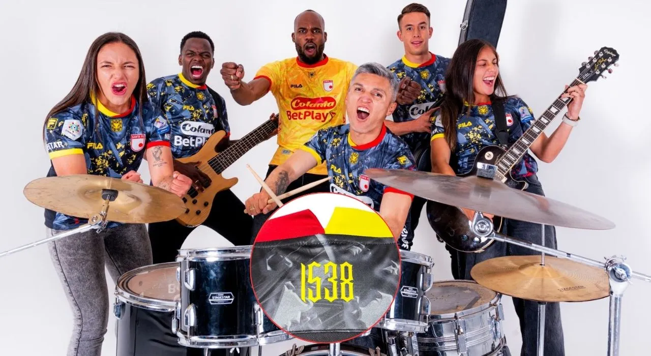 La nueva camiseta de Santa Fe, inspirada en toda la historia bogotana. Imagen principal