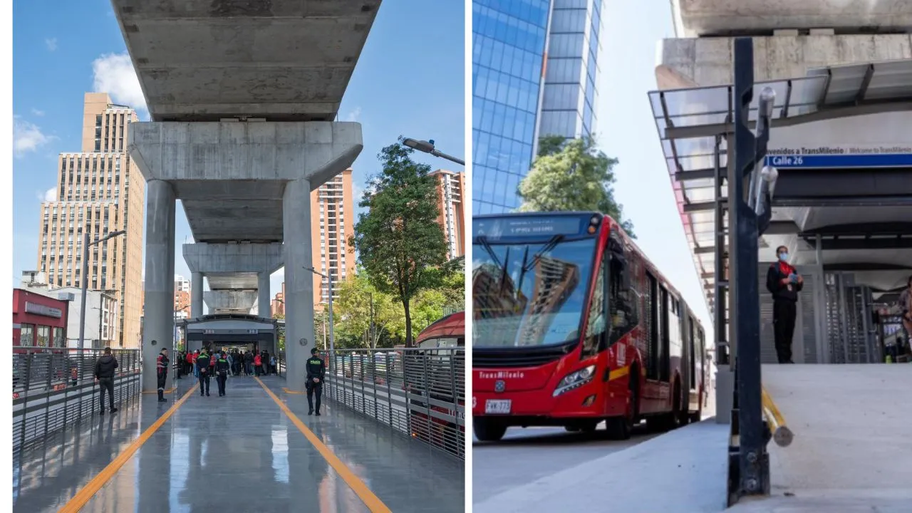 La nueva estación Calle 26 de TransMilenio inició operación este 27 de diciembre. Entra en operación la nueva estación Calle 26 de TransMilenio: ¿qué cambia para los usuarios?