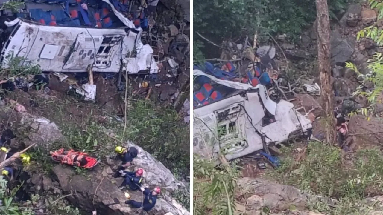 Tragedia en Antioquia: al menos 16 muertos y 20 heridos en accidente de bus escolar Tragedia en Antioquia: al menos 16 muertos y 20 heridos en accidente de bus escolar
