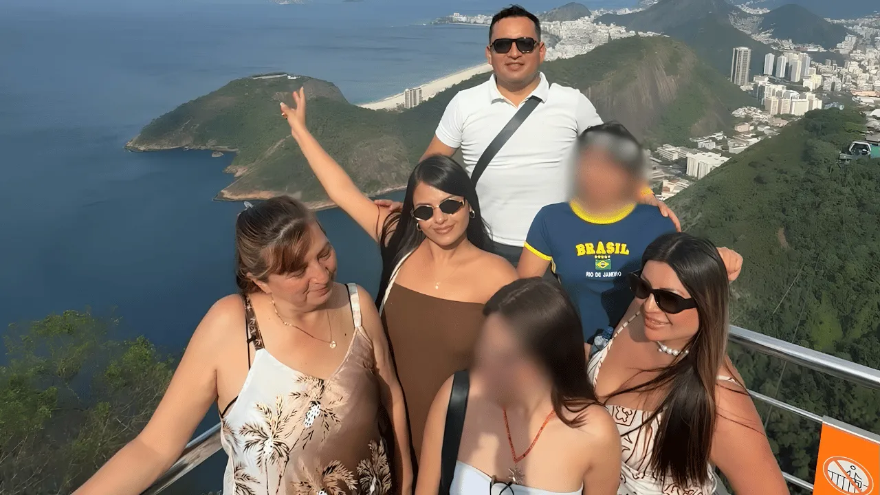 Las últimas fotos de la familia colombiana antes del accidente en Brasil. Las últimas fotos de las turistas colombianas antes del accidente de helicóptero en Brasil
