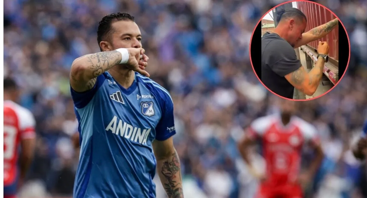Leonardo Castro Video | Leonardo Castro, delantero de Millos, rompió en llanto mientras enviaba donaciones