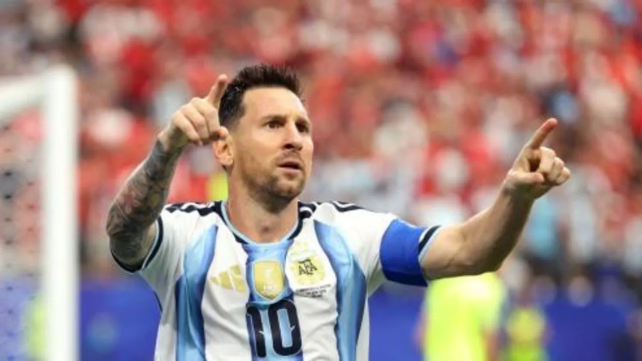 Lionel Messi Golazo de Lionel Andrés Messi para darle aire a Argentina y empaterle a Egipto