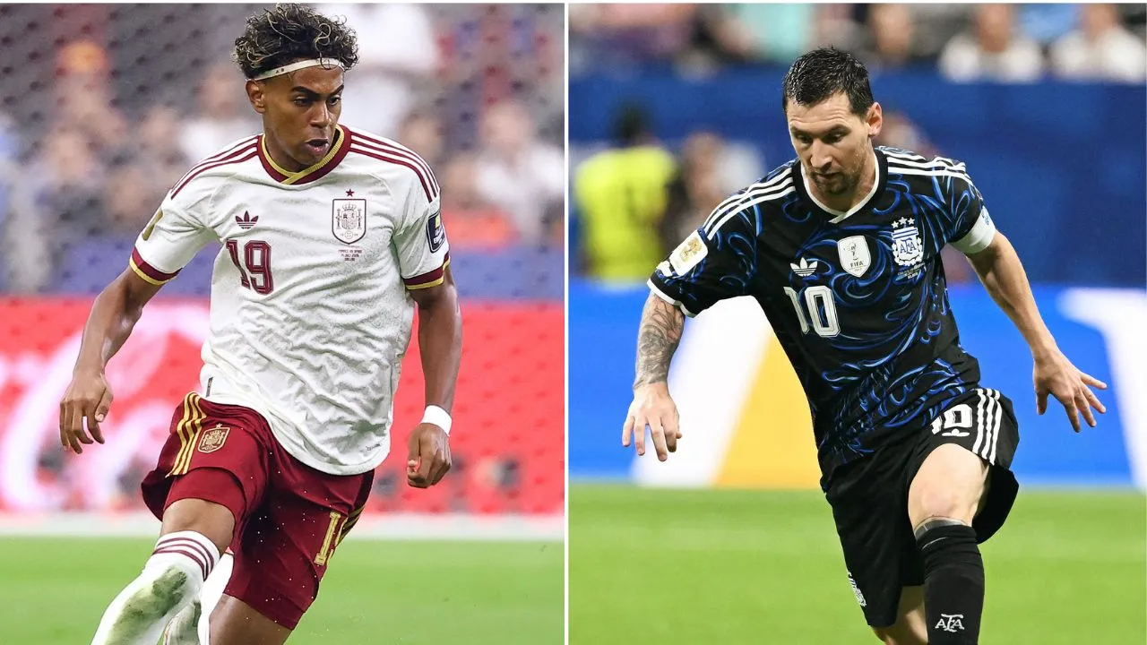 Lionel Messi y Lamine Yamal España vs. Inglaterra | Messi o Yamal, solo uno se quedará con la gloria del Mundial 2026