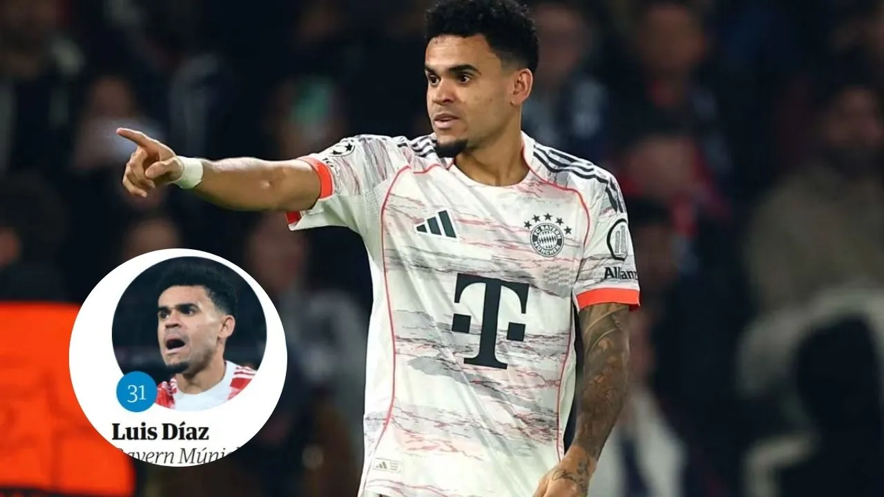 Luis Díaz cierra un año soñado: top del mundo y rostro del Bayern en Navidad
