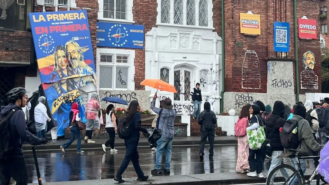 Manifestaciones hoy en la carrera séptima 🔴 En vivo | Manifestaciones en la carrera Séptima hoy: vandalizaron sede de Paloma Valencia