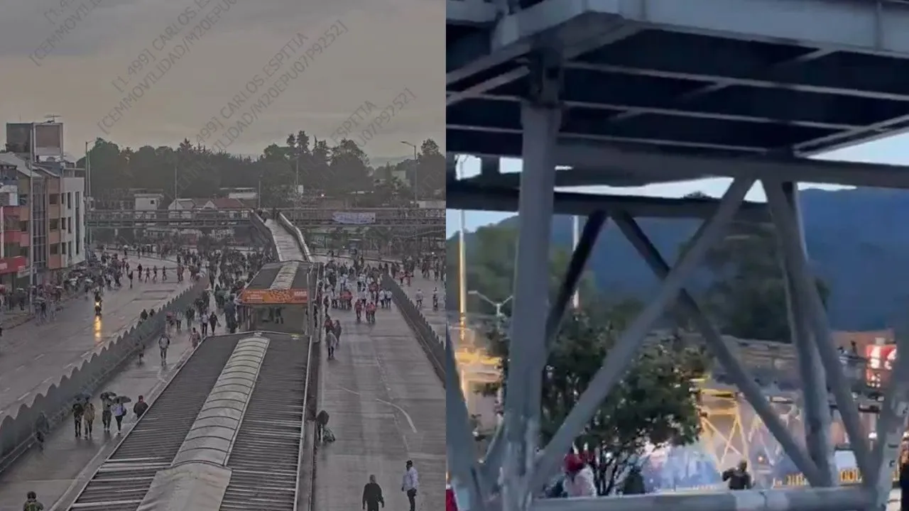 Manifestaciones hoy en la carrera séptima Manifestaciones hoy en Bogotá: disturbios en Universidad Nacional y bloqueos a TransMilenio