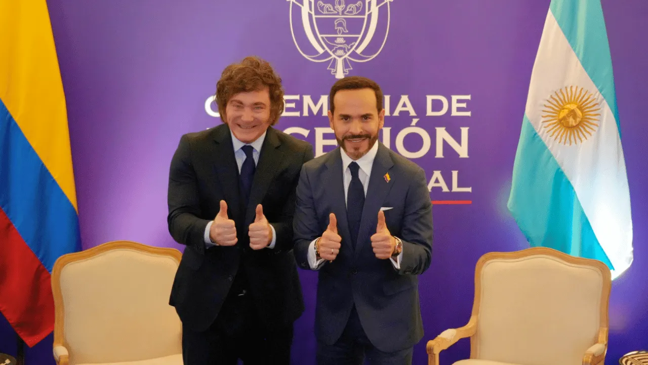 Milei y De La Espriella se reunieron antes de la posesión. Video | Así fue el encuentro entre Milei y De La Espriella en Cali horas antes de la posesión