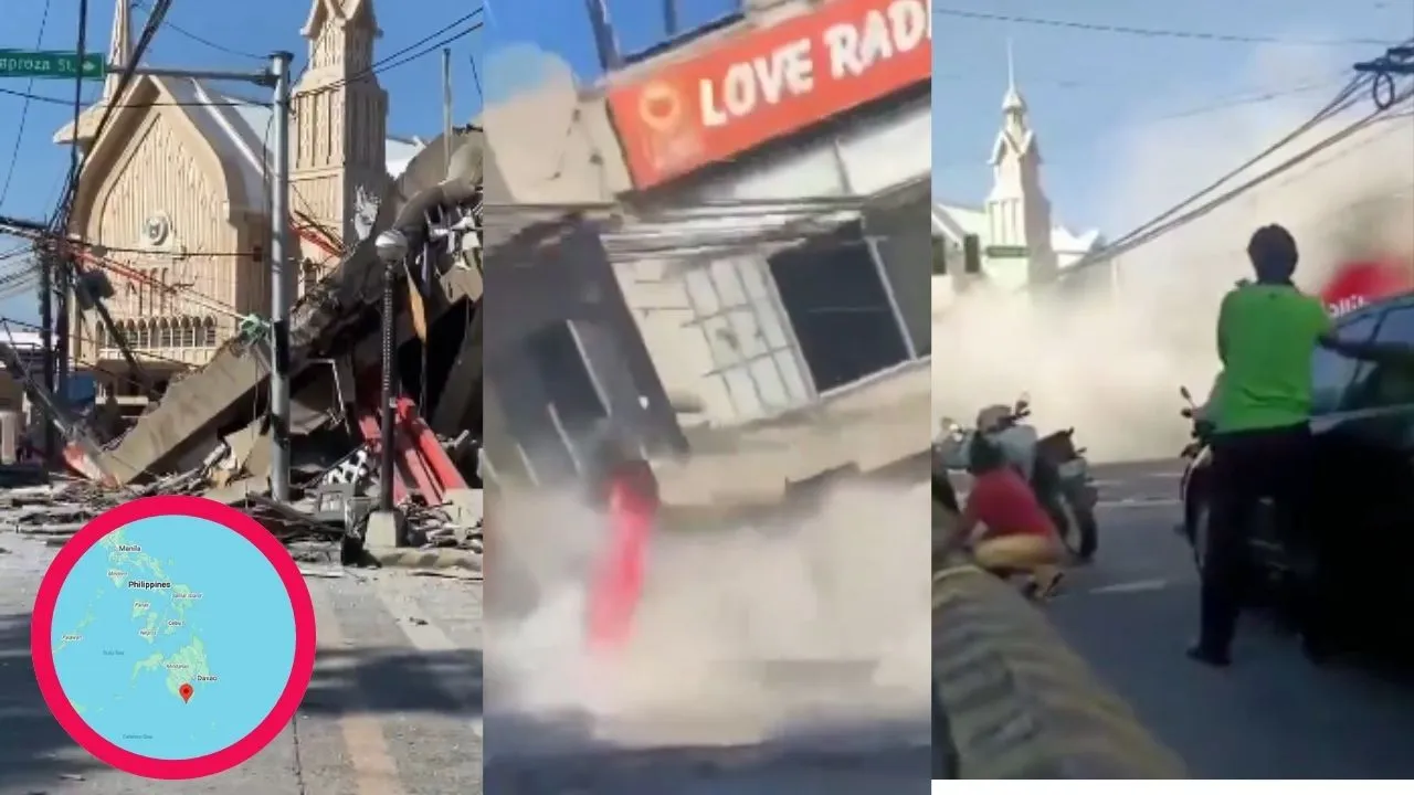 Momentos de tensión tras el terremoto de 8.2 en Filipinas. Video | Así fueron los momentos de pánico en Filipinas tras el terremoto de magnitud 8.2
