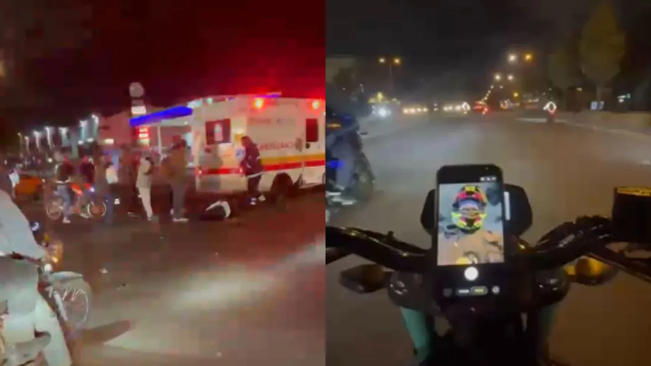 Motocilcista atropellado Denuncian que ambulancia atropelló a motociclista en Bogotá y no lo auxilió: esto se sabe