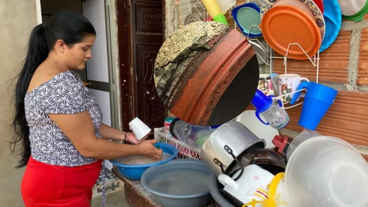 Operarios de la EAAB siguen realizando trabajos para reanudar el servicio. Insólito: por unos 'vivos' más de 70 mil personas en el sur de Bogotá están sin servicio de agua