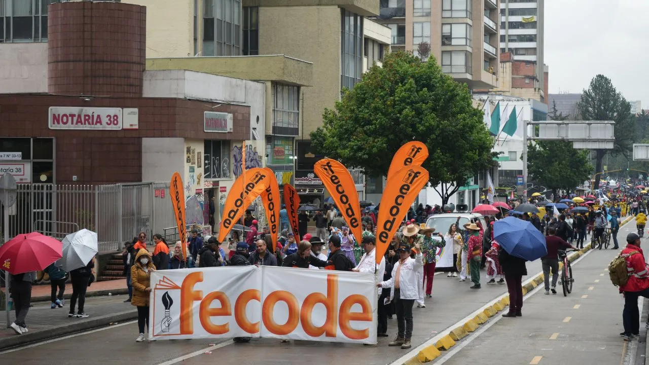 Paro de maestros Así fue la jornada en la mañana del paro de maestros en Colombia