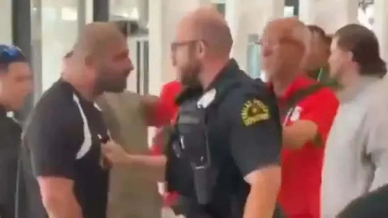 Pelea miembros de selección de Egipto y Policía de Dallas Fuerza bruta policial en Estados Unidos: así fue la pelea con miembros de la selección de Egipto
