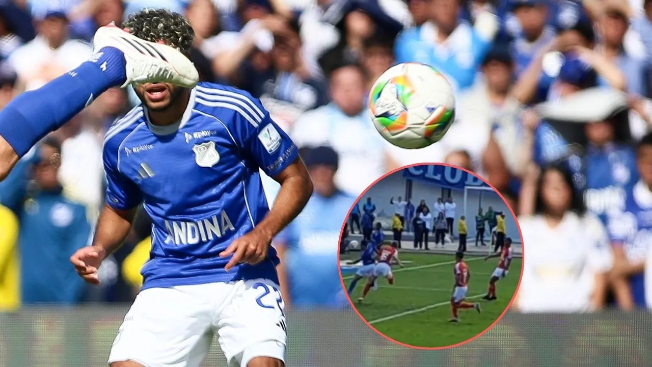 Penal a Falcao en Millonarios vs. Santa Fe ¿Entonces, Falcao tenía razón? Video demostraría que era penal de Torres en Millos vs. Santa Fe