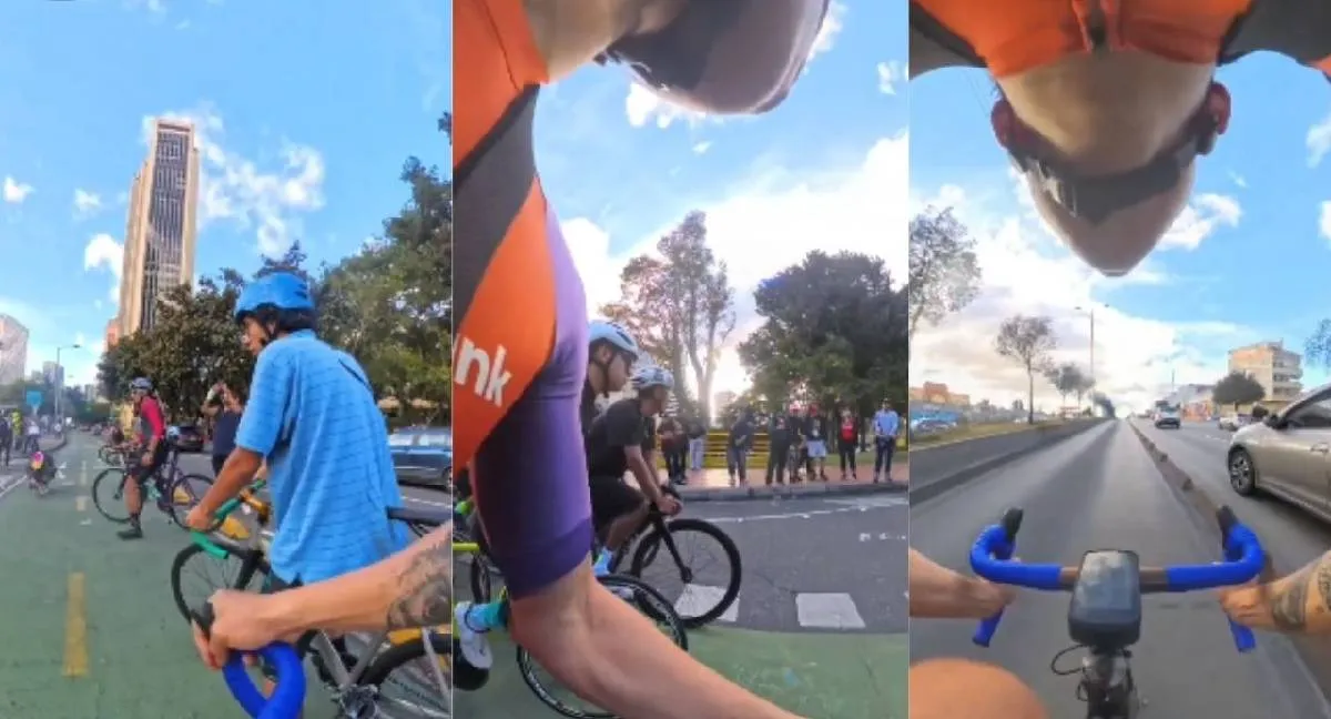 Piques ciclistas Bogotá Piques de ciclistas en Bogotá generan indignación: hasta el carril de TransMilenio invaden