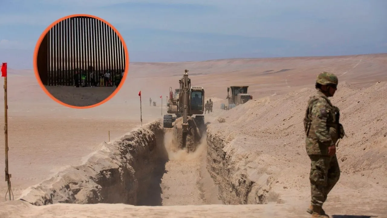 Polémica por construcción de muro contra migrantes en frontera Chile-Perú. Chile construye su propio “muro” contra migrantes irregulares: así son la barreras de Kast