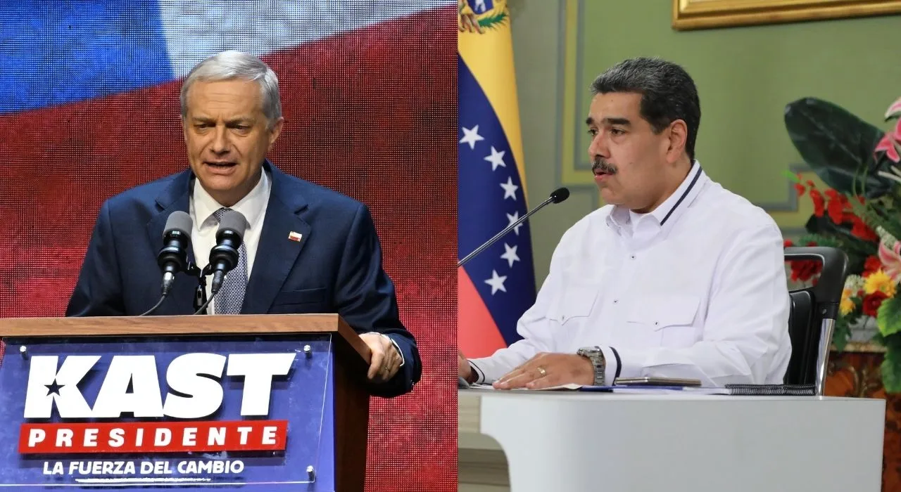 Presidente Maduro vs. Kast Advertencia de Maduro a Kast: "Cuidadito le toca un pelo a un venezolano"