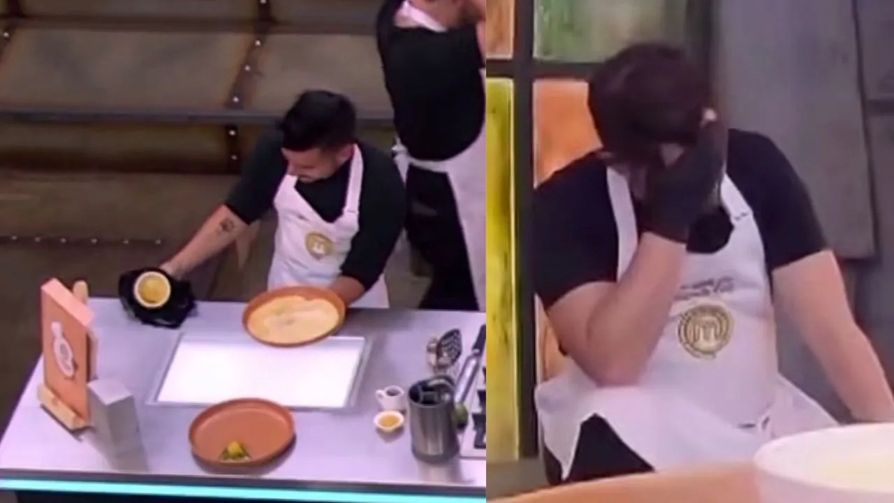 Primer delantal negro de MasterChef Celebrity El error que le costó el delantal negro a los humoristas de la cocina de MasterChef Celebrity