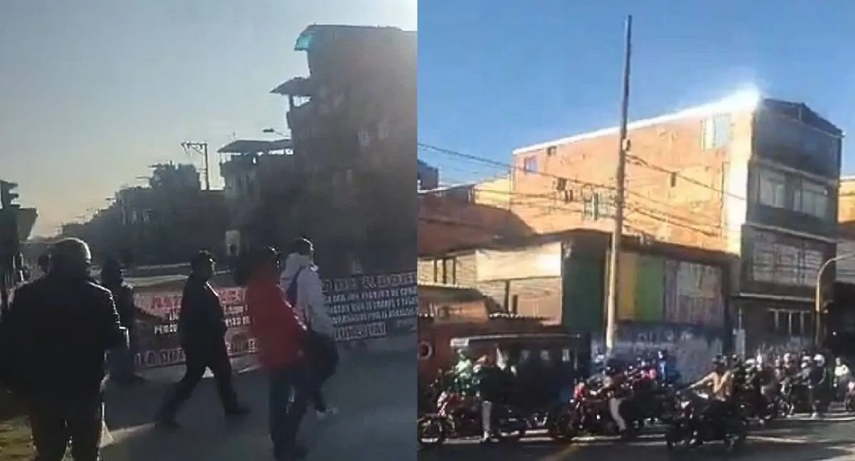 Protestas avenida Cali Protestas en Patio Bonito hoy afectaron operación de TransMilenio: hubo estaciones cerradas