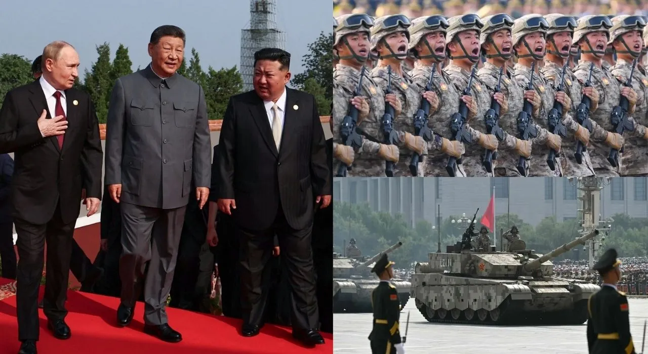 Putin, Xi Jinping, Kim Jong-Un y el desfile militar Chino. Imagen principal