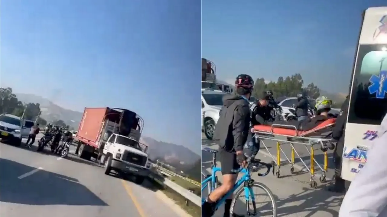 Cinematográfico robo a camión en Mondoñedo, como si fuera escena del GTA Cinematográfico robo a camión en Mondoñedo, como si fuera escena del GTA