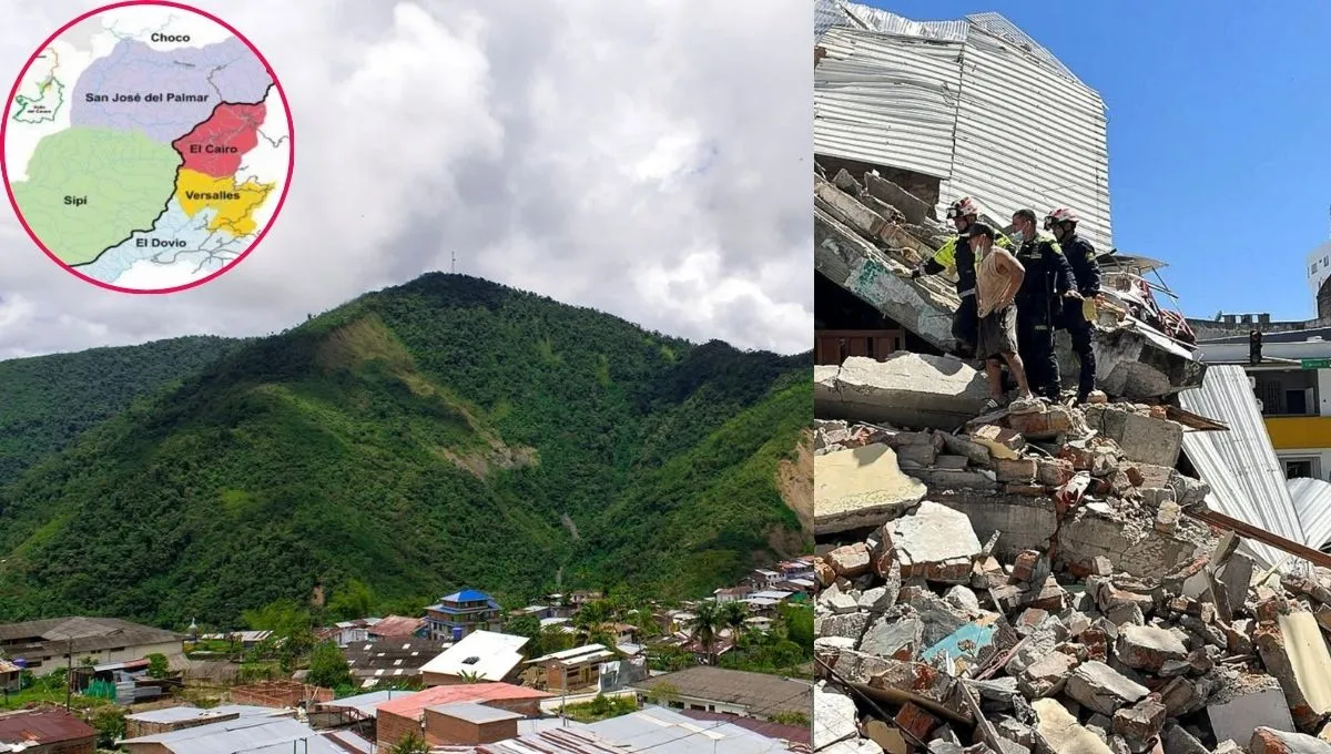 San José del Palmar, Chocó, epicentro del fuerte sismo. San José del Palmar, el municipio del Chocó que quedó en el centro del sismo de 7,4