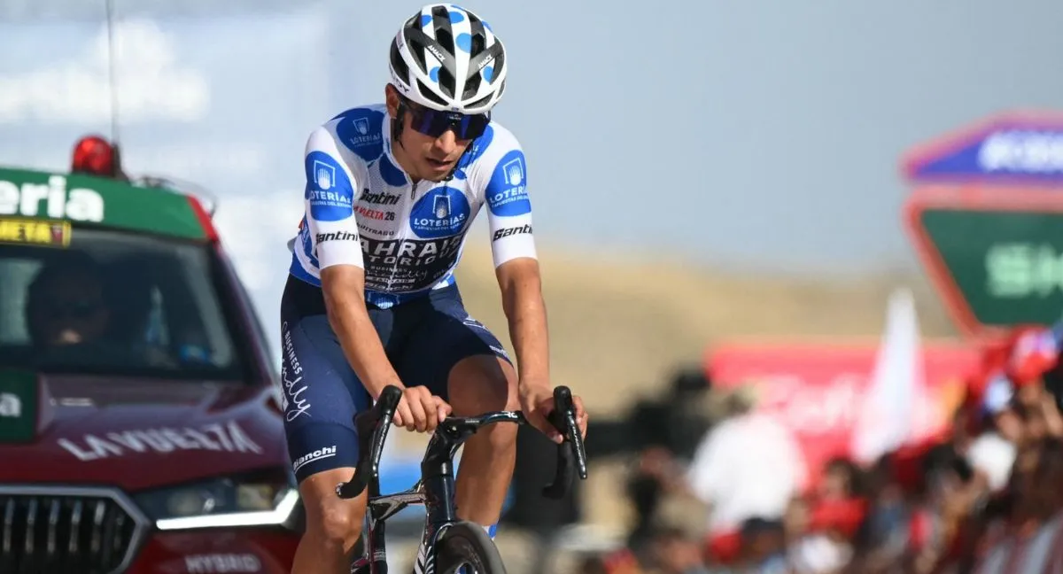 Santiago Buitrago Espectacular segundo puesto de Santiago Buitrago en la etapa 14 de la Vuelta a España