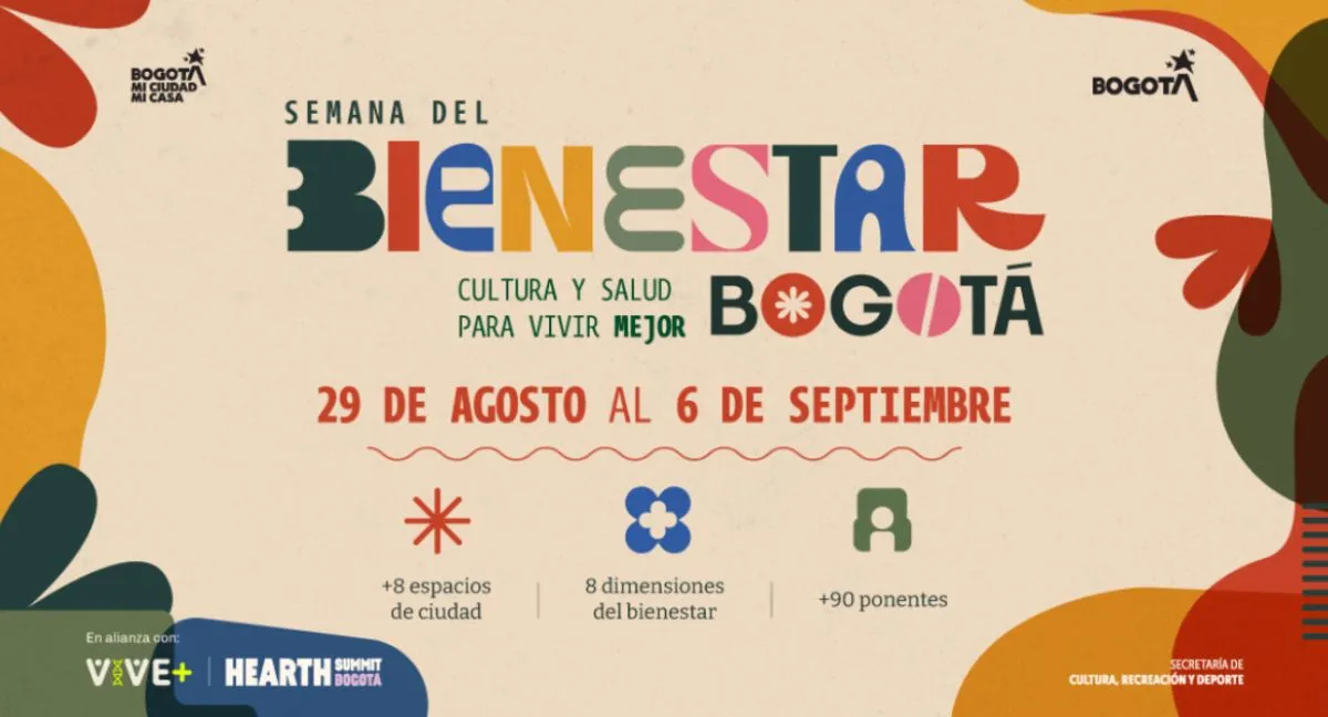 Semana del Bienestar en Bogotá del 29 de agosto al 06 de septiembre. ¿Sin plan? Del 29 de agosto al 6 de septiembre podrá vivir la Semana del Bienestar en Bogotá