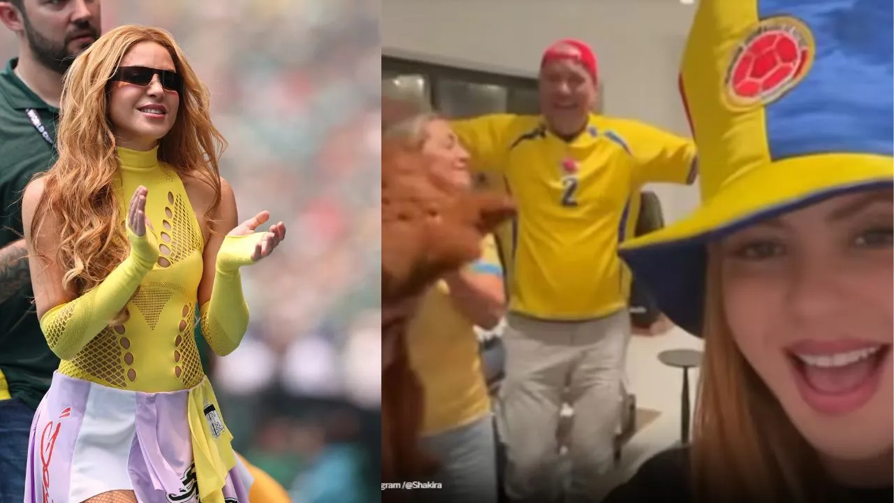 Shakira celebró el triunfo de Colombia junto a su familia. Video | Así desató Shakira la euforia por la clasificación de Colombia a octavos del Mundial