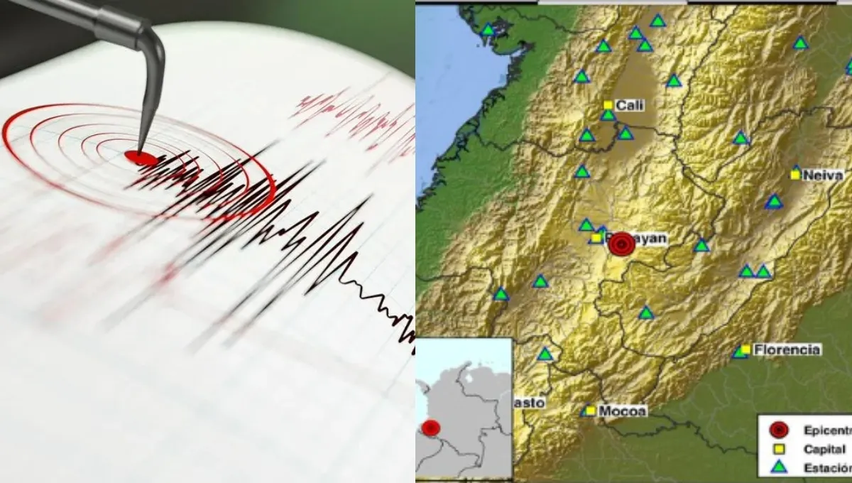 Sismo de magnitud 4,1 fue reportado en Totoró, Cauca. Temblor en Colombia: dos sismos fueron reportados en Chocó y Cauca, ¿sintió el movimiento?