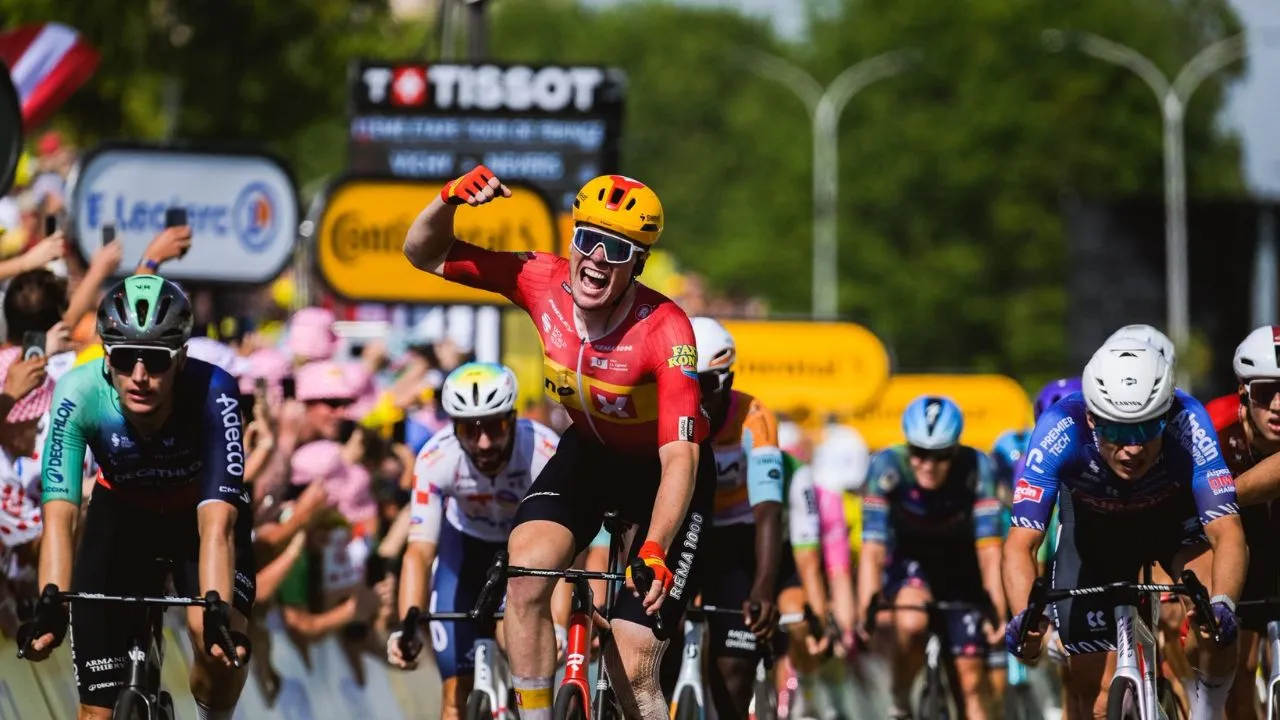 Soren Waerenskjold Tour de Francia 2026 | Fernando Gaviria, noveno en etapa 11: así quedaron las clasificaciones