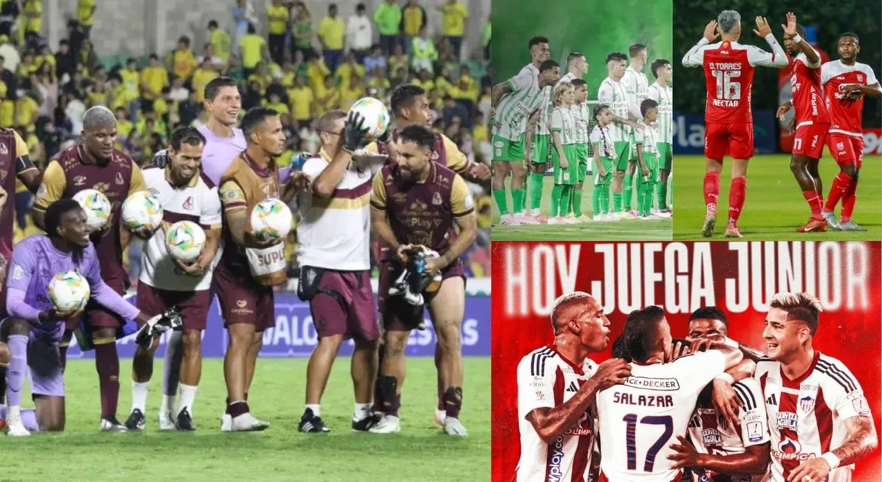 Tolima a la final de la Liga BetPlay: la foto con balones y cómo puede clasificar Junior hoy 